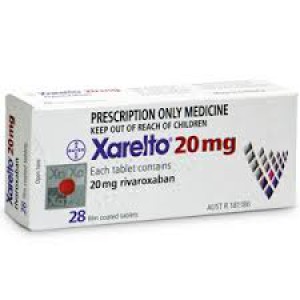 Xarelto 20 mg ( Rivaroxaban ) 28 tablets